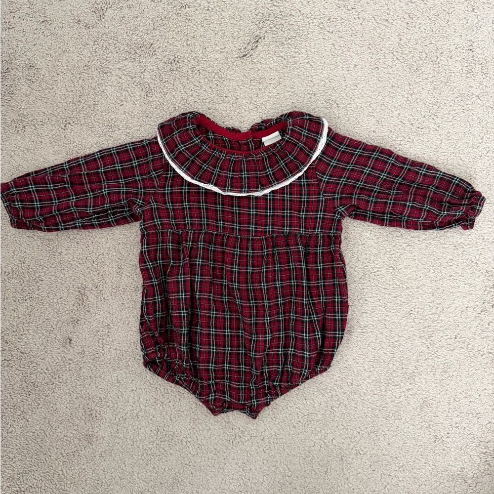 H&M Adorables Red Plaid One Piece